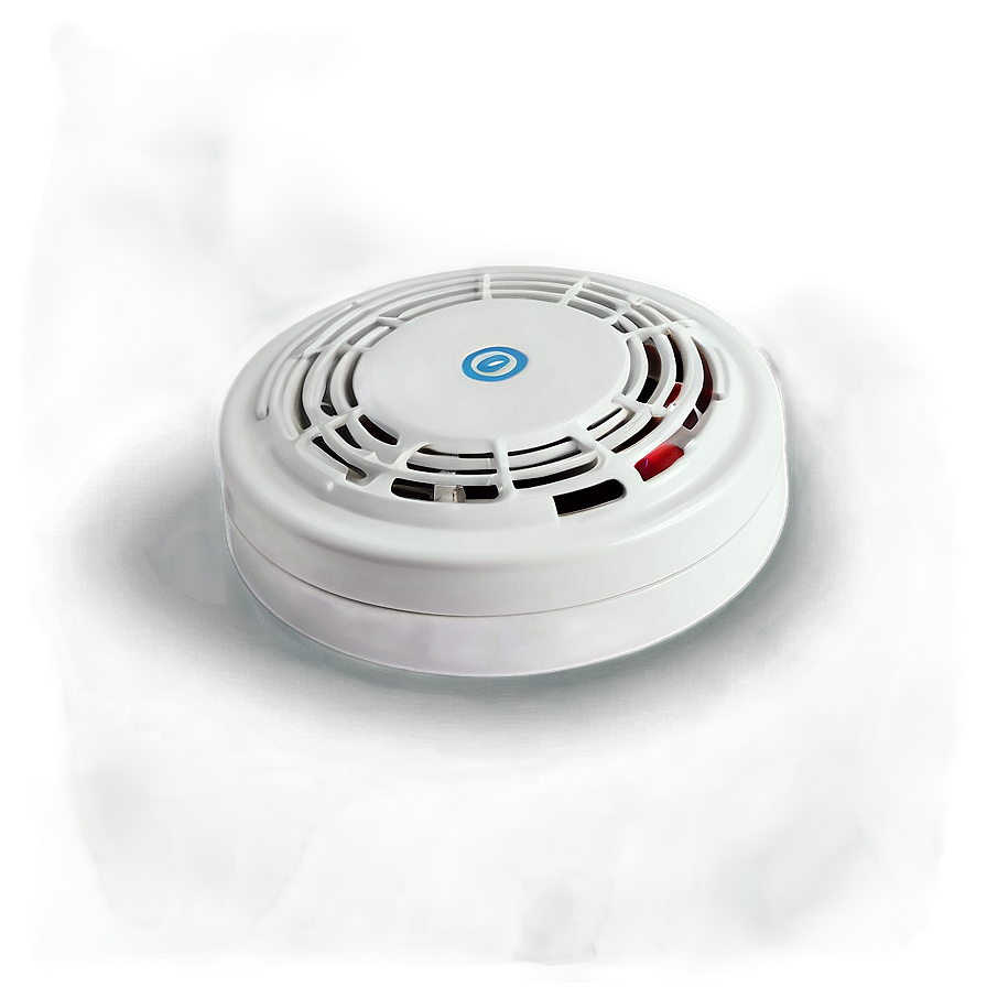 Smoke Detector On White Background Png Ukv14