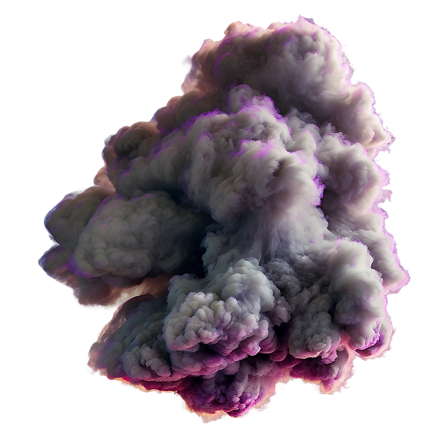 Smoke Explosion With Flames Png Ywk94