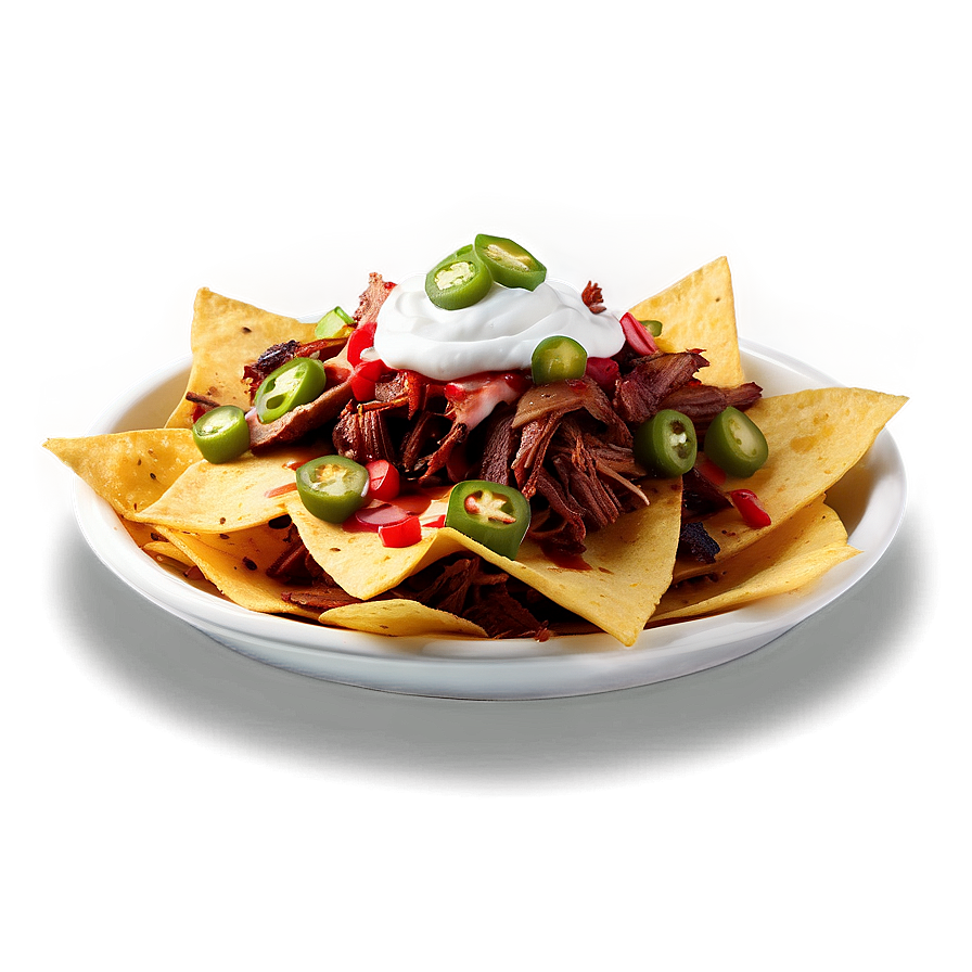 Smoked Brisket Nachos Png 06122024