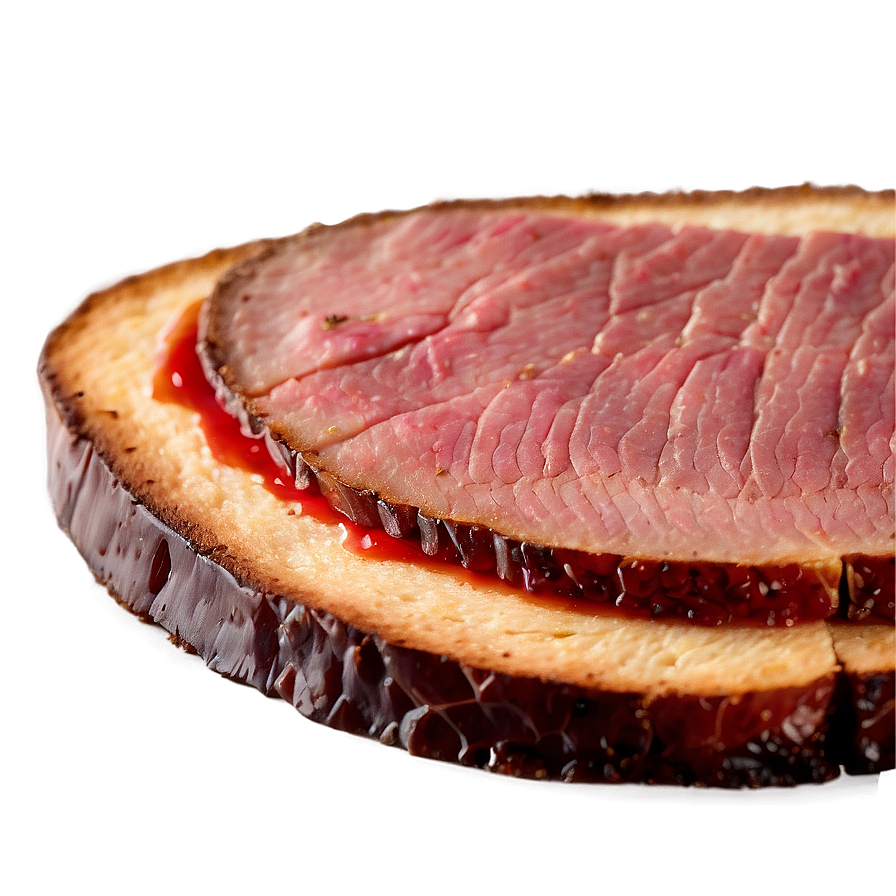 Smoked Meat Slice Png Rwo