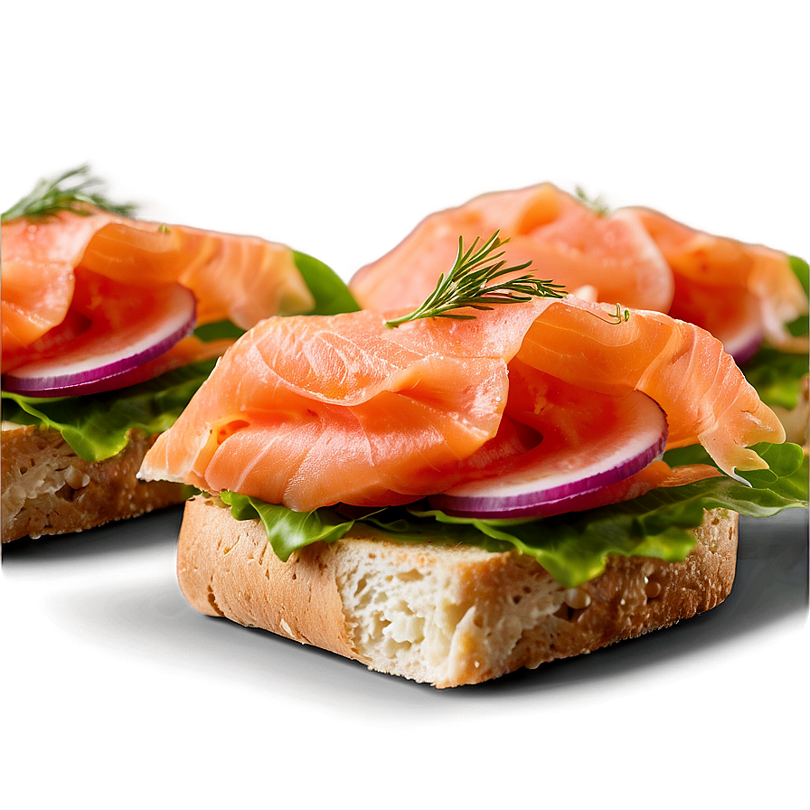 Smoked Salmon Sandwich Png 76