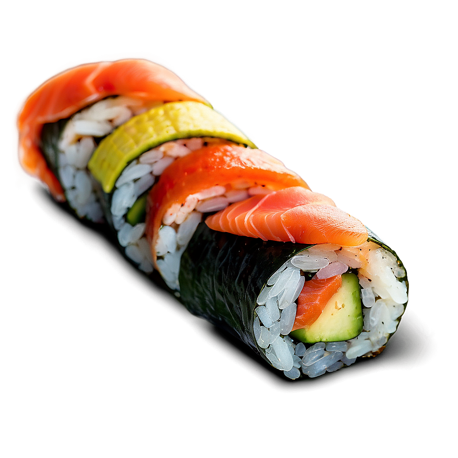 Smoked Salmon Sushi Roll Png Gmn