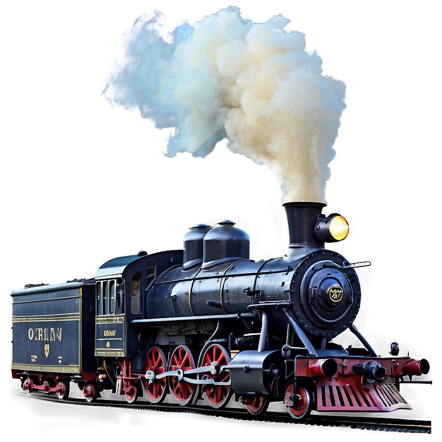 Smokey Steam Train Png 06262024