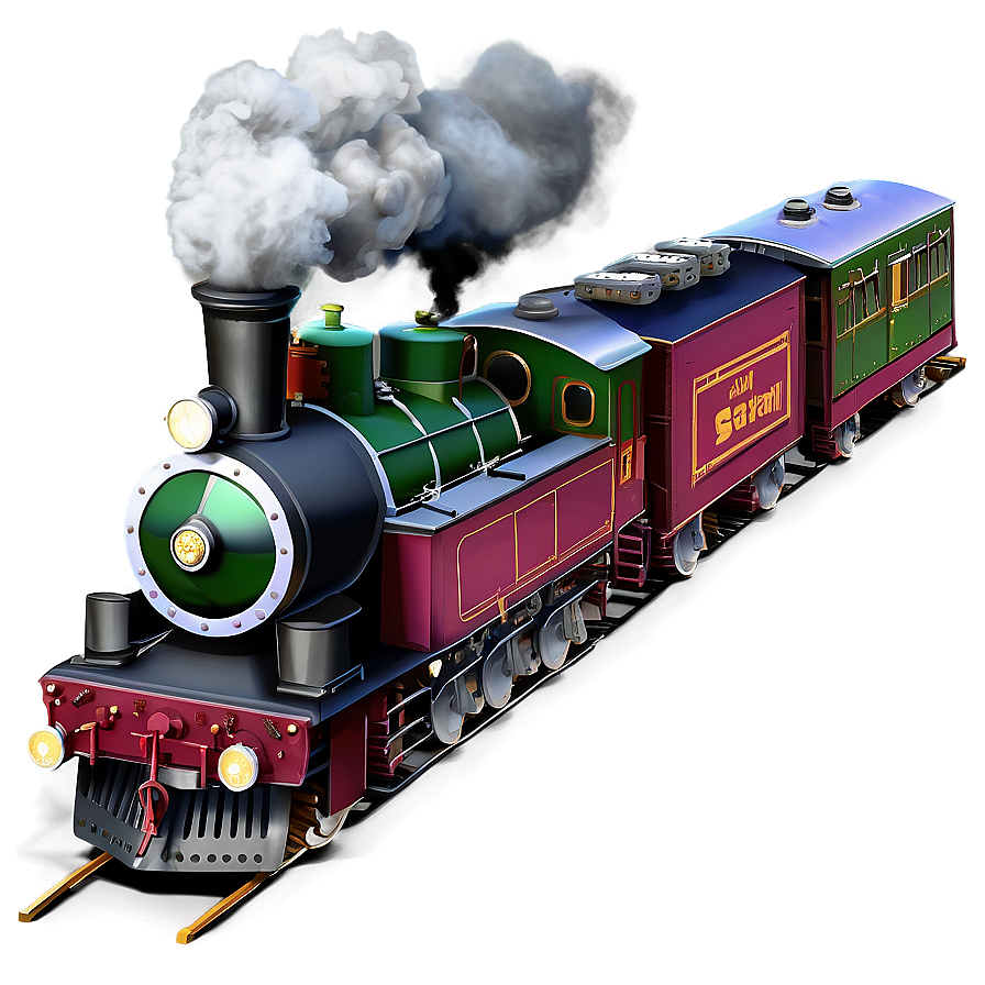 Smokey Steam Train Png Dnd