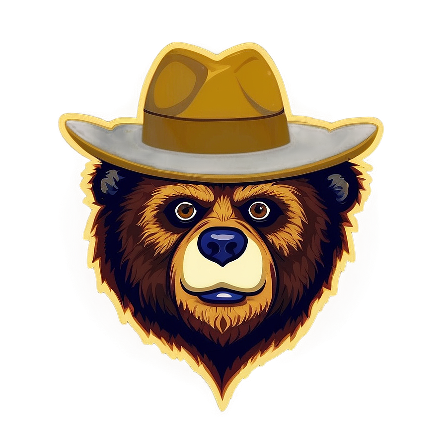 Smokey The Bear Awareness Icon Png 88