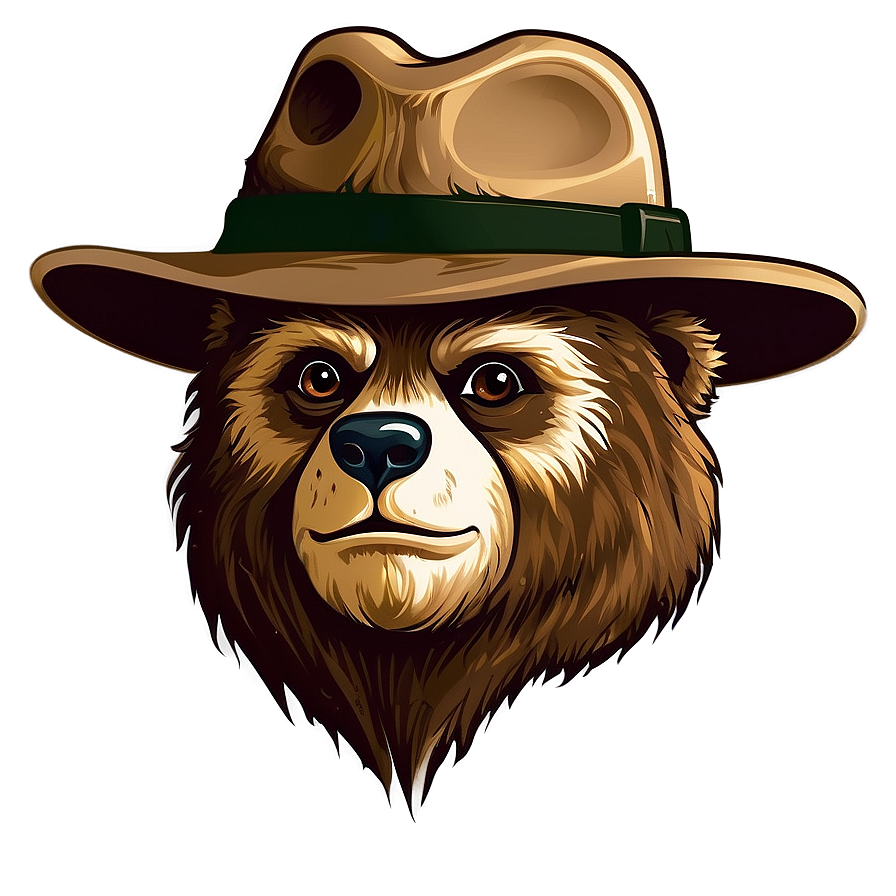 Smokey The Bear Logo Design Png Eul