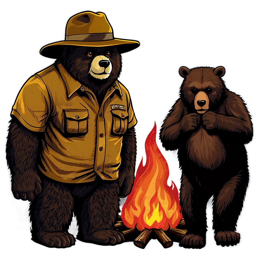 Smokey The Bear Only You Can Prevent Forest Fires Png Xak