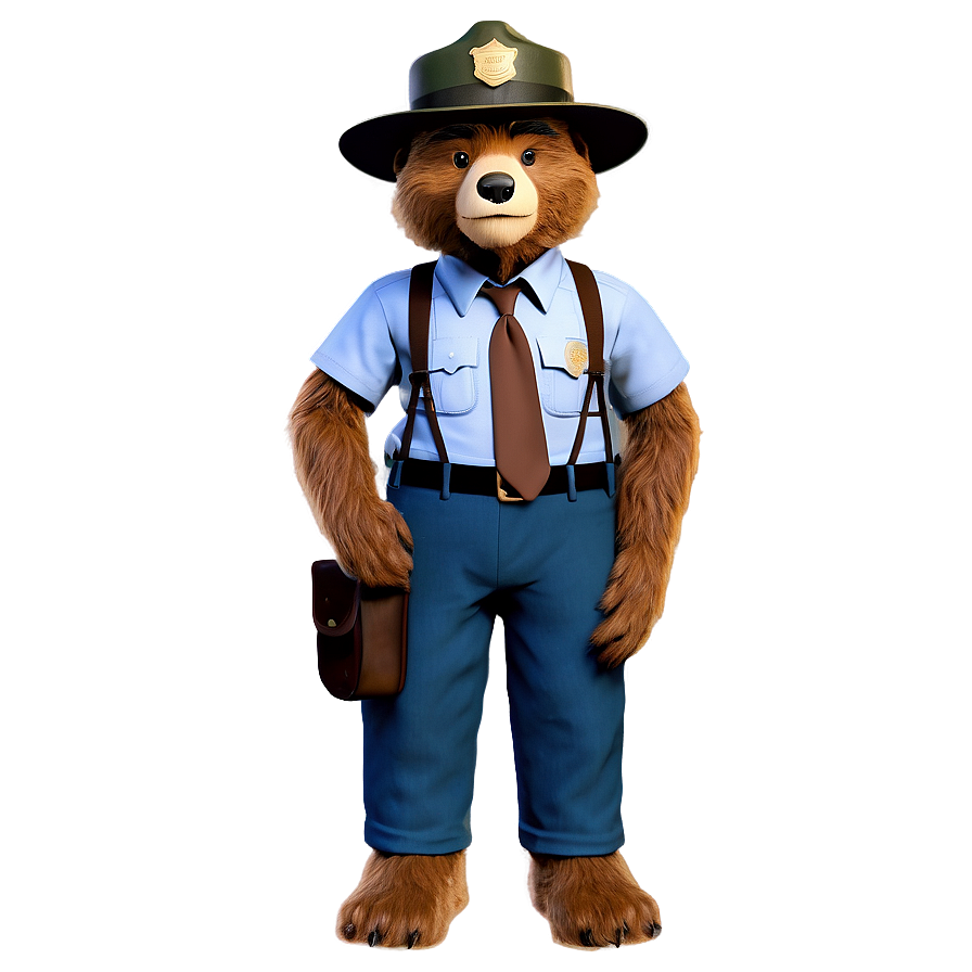 Smokey The Bear Protective Message Png Lvi7