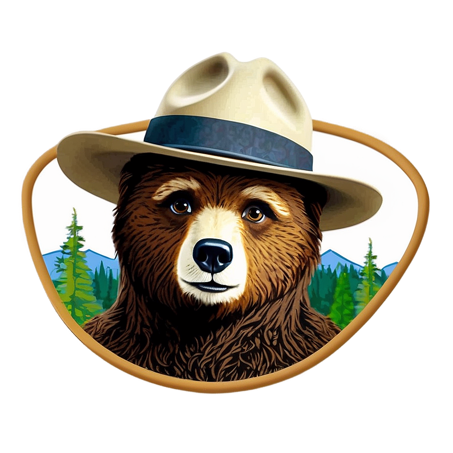 Smokey The Bear Wildlife Preservation Png 06122024