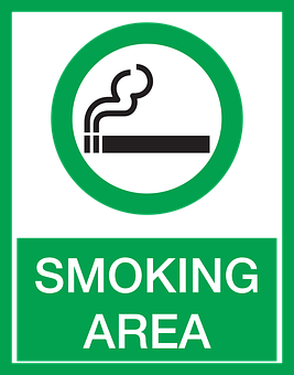 Smoking Area Sign