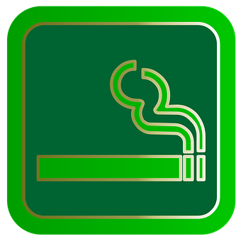 Smoking Area Sign Icon