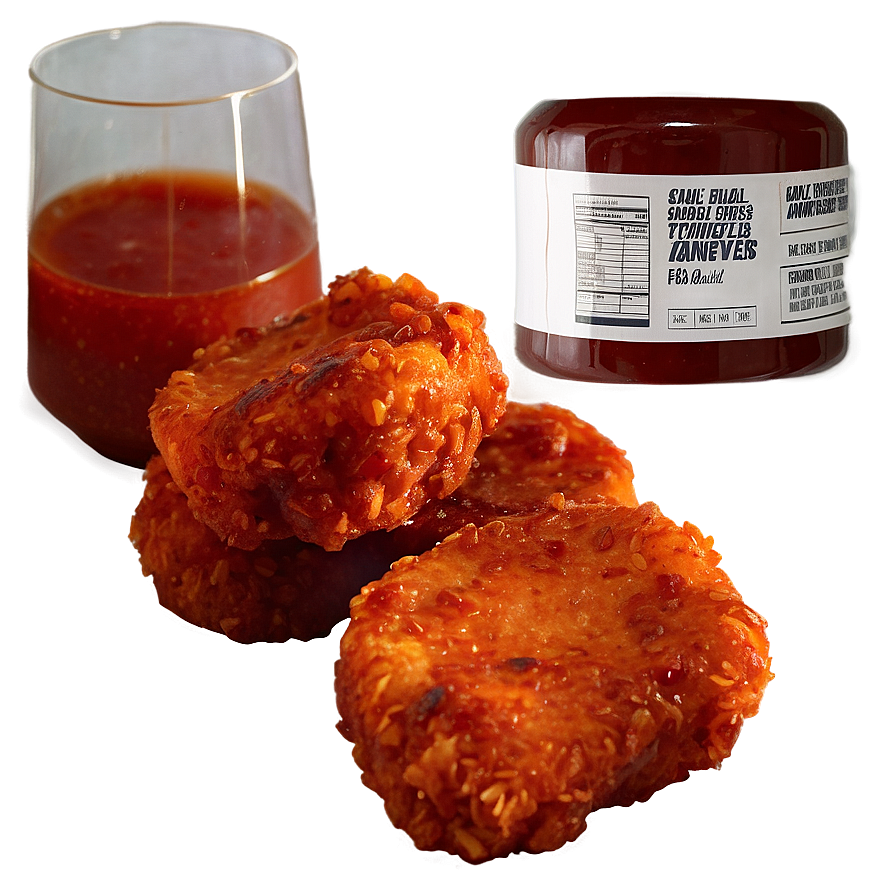 Smoky Bbq Chicken Nuggets Png Wqb