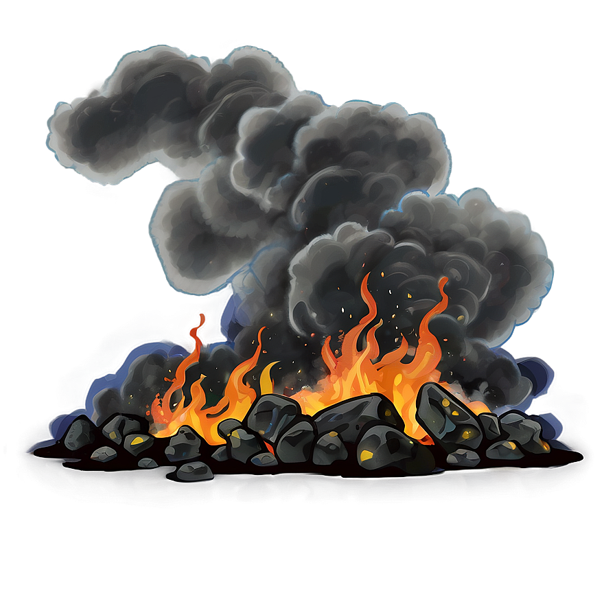 Smoldering Ashes Cartoon Png 06122024