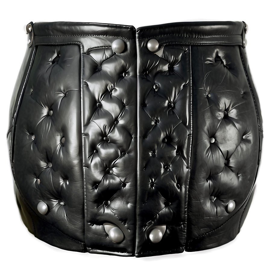 Smooth Black Leather Png 49