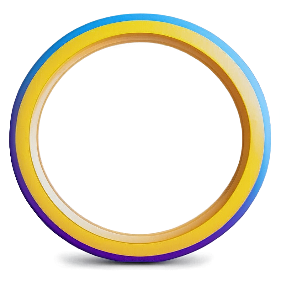 Smooth Yellow Circle Model Png 06122024