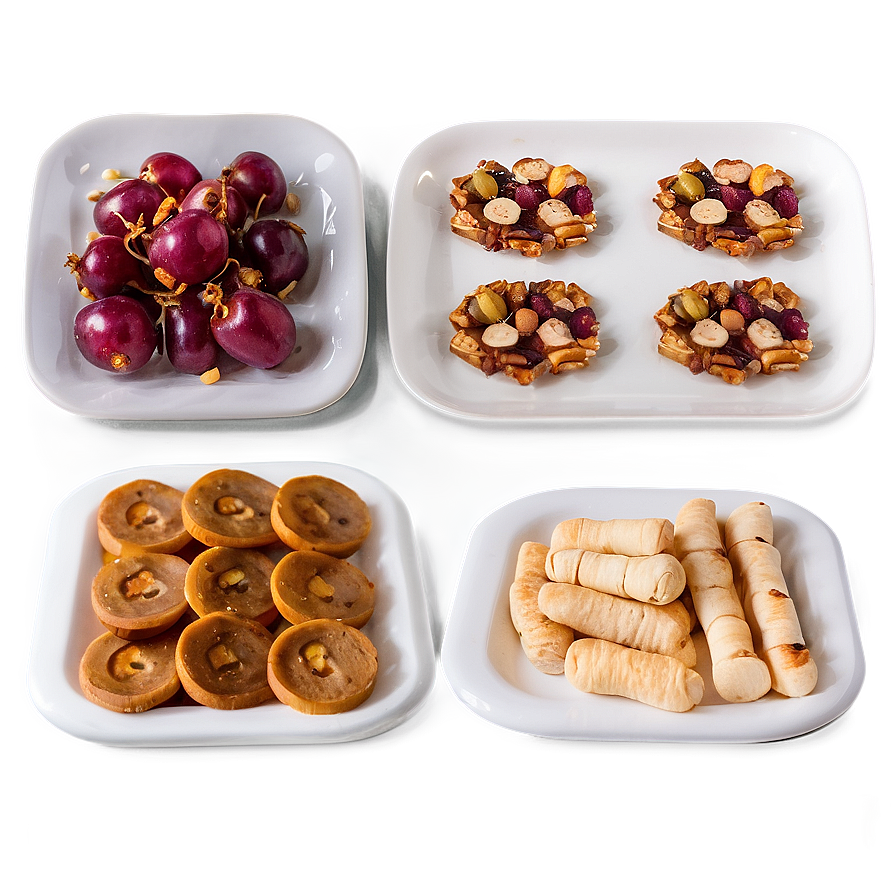 Snack Plates Set Png 45