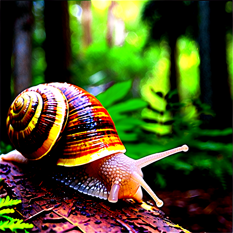 Snail In Forest Png 72