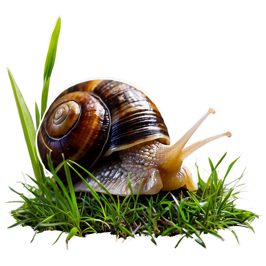 Snail In Grass Png 05232024