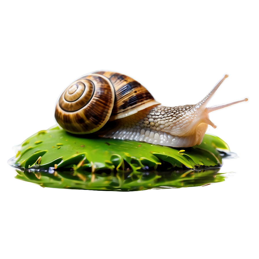 Snail In Pond Png Olr