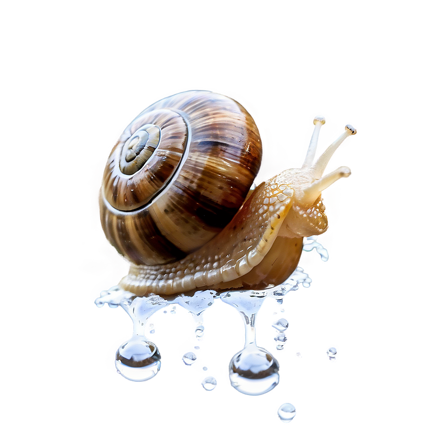 Snail In Rain Png Fys91