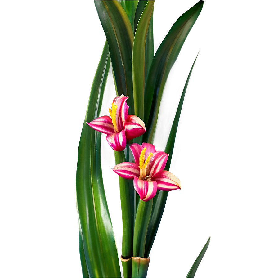 Snake Plant With Flowers Png 06122024