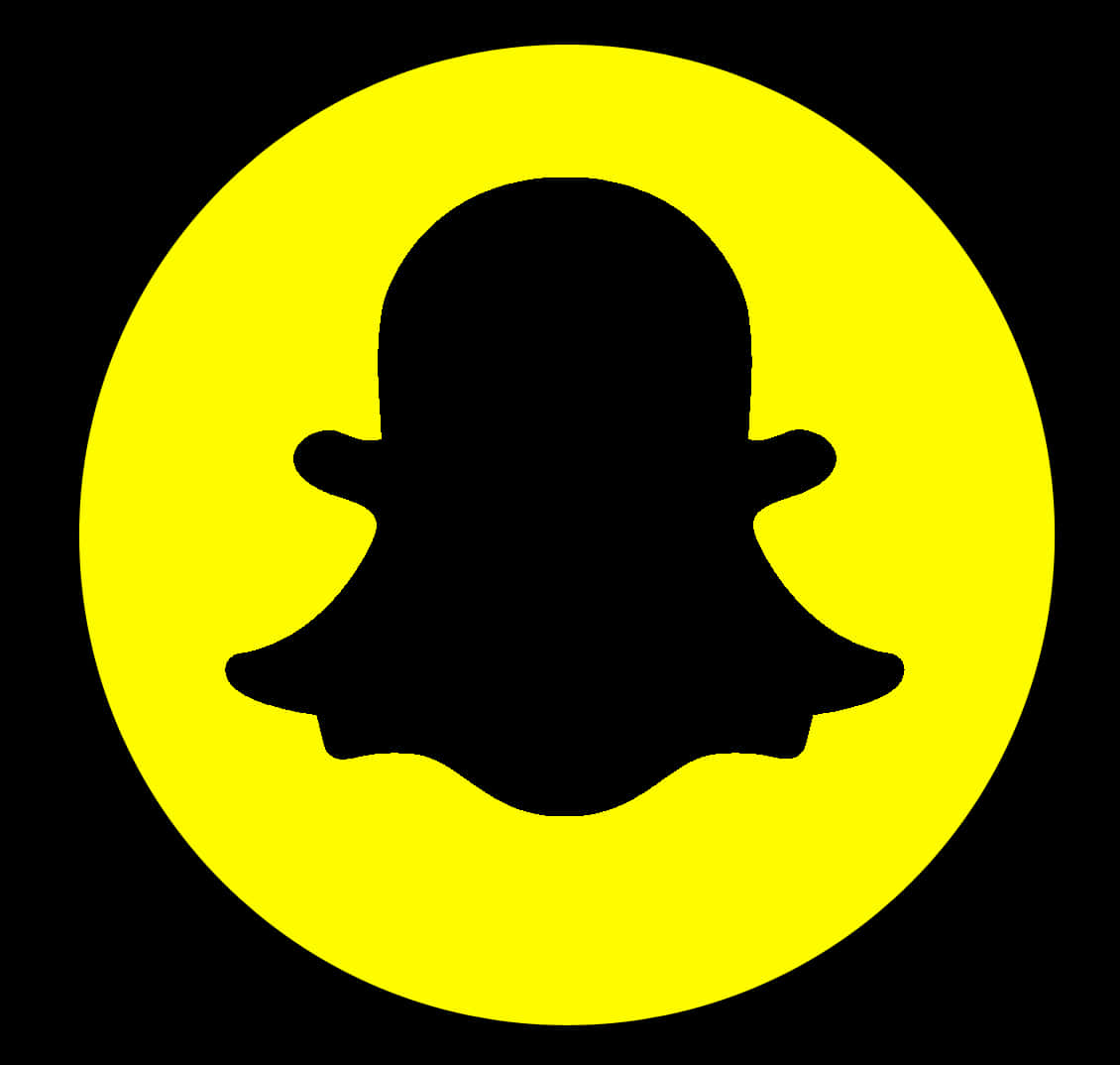 Snapchat_ Ghost_ Logo_ Yellow_ Background