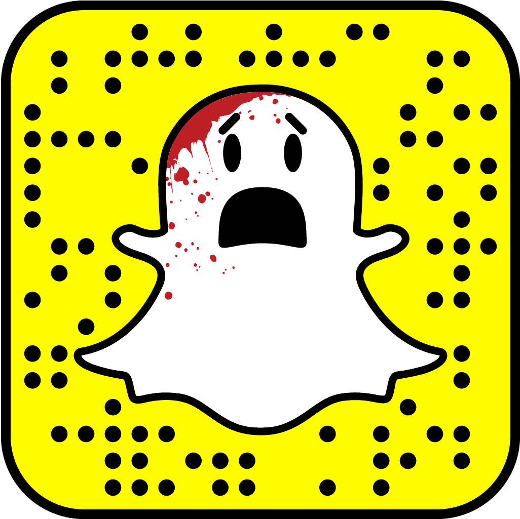 Snapchat Ghost Q R Code