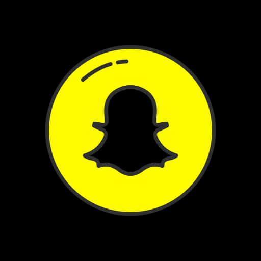 Snapchat Logo Yellow Background