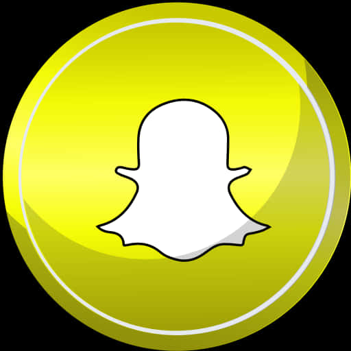 Snapchat Logo Yellow Background