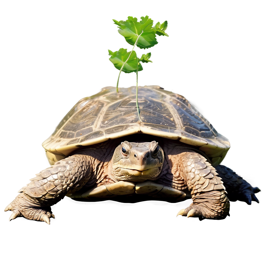 Snapping Turtle In Forest Setting Png 4