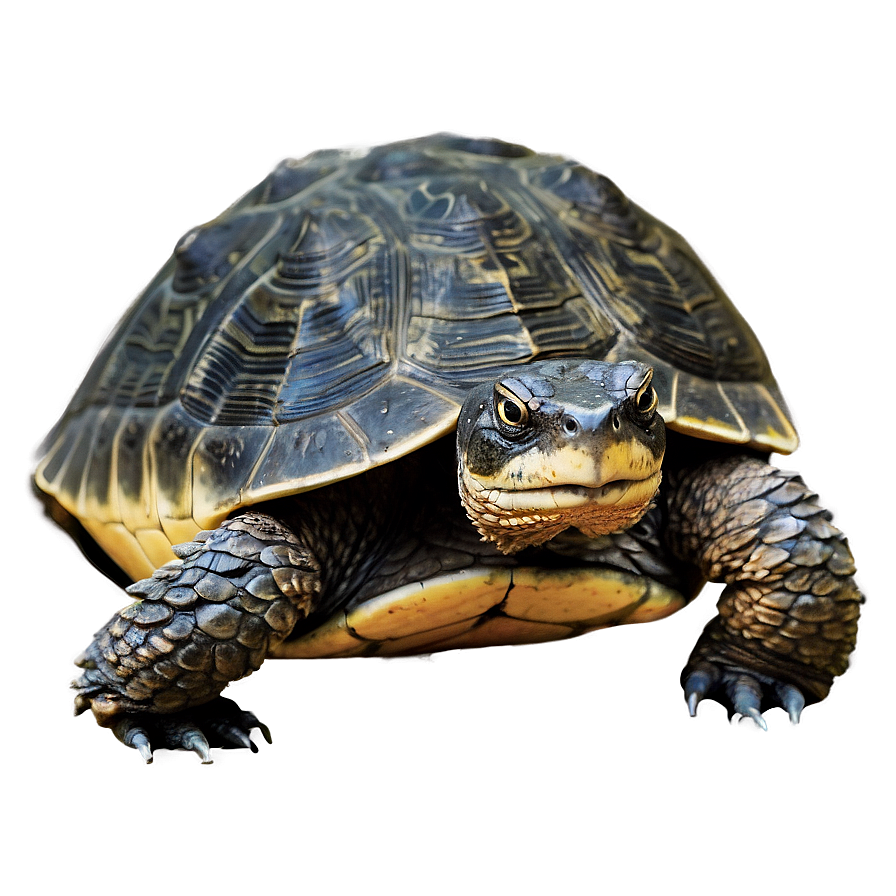 Snapping Turtle In Natural Habitat Png Qrs4