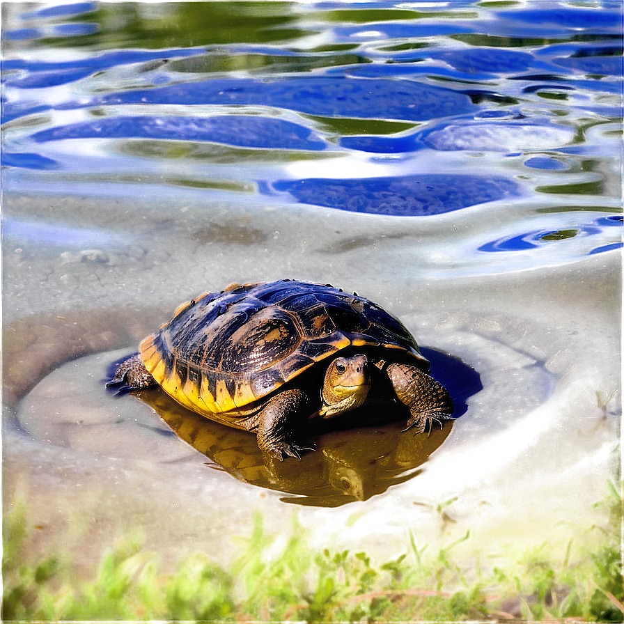 Snapping Turtle In River Png 31