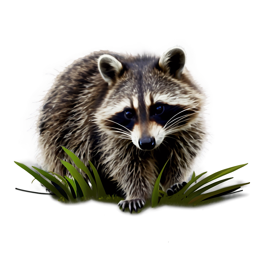 Sneaky Raccoon Scene Png Hyw