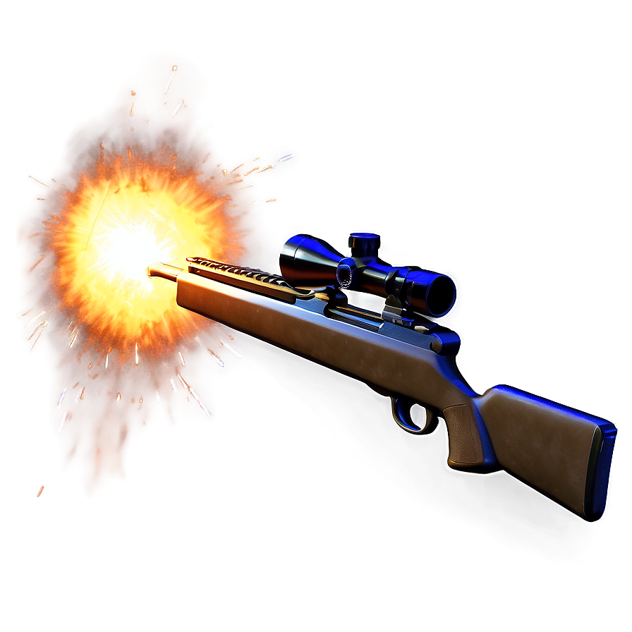 Sniper Rifle Muzzle Flash Png Deu