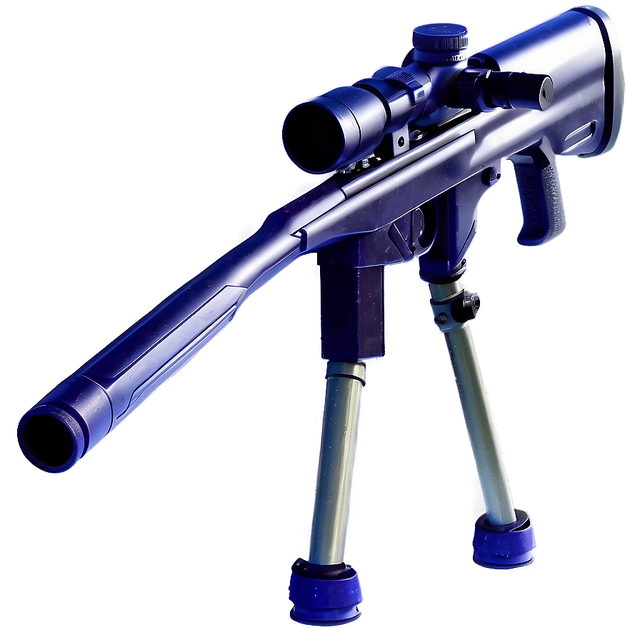 Sniper Rifle On Tripod Png Itb50