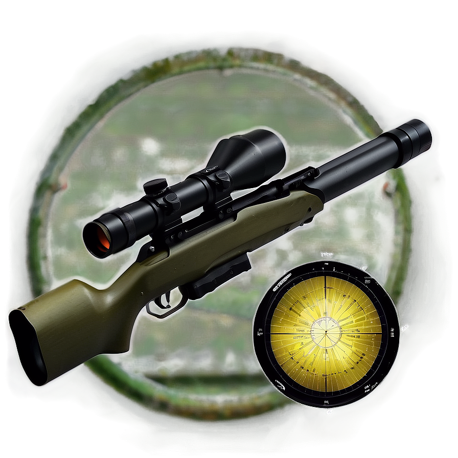 Sniper Rifle Optical Sight Png Lbp73