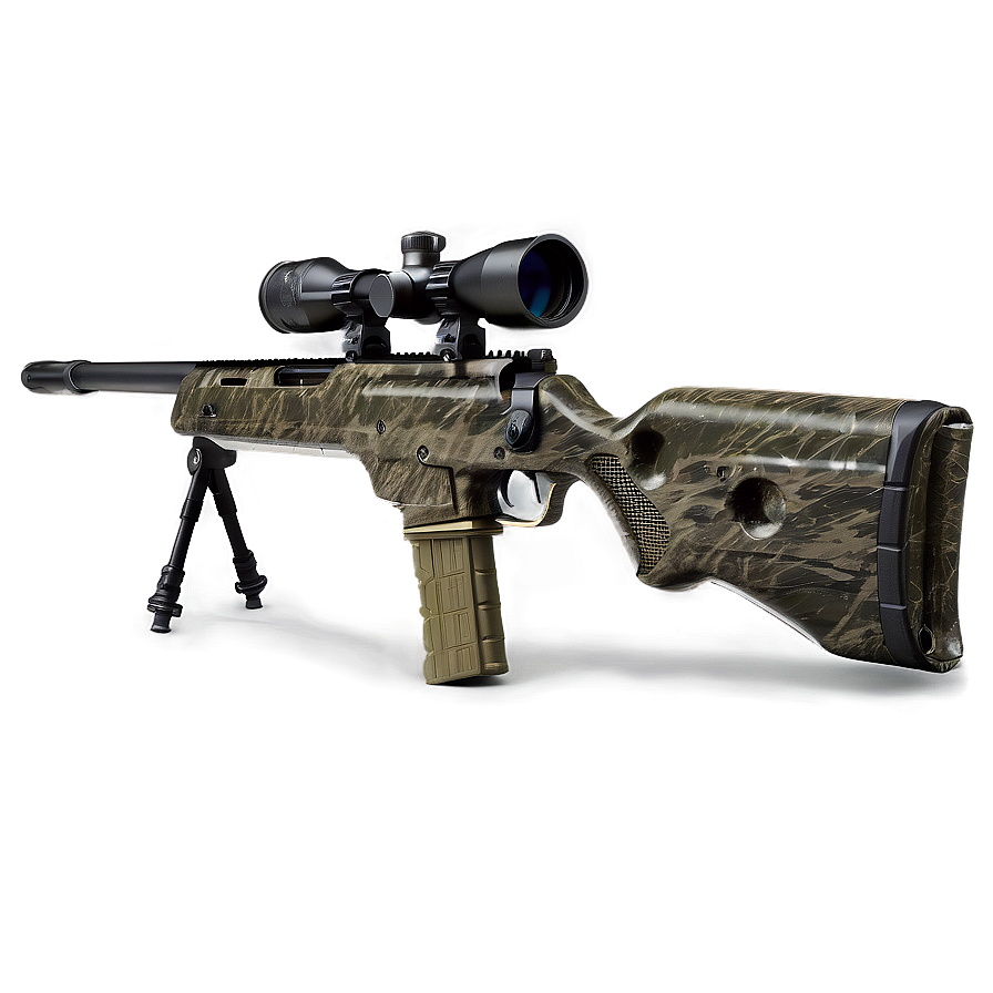 Sniper Rifle With Scope Png Mtm63