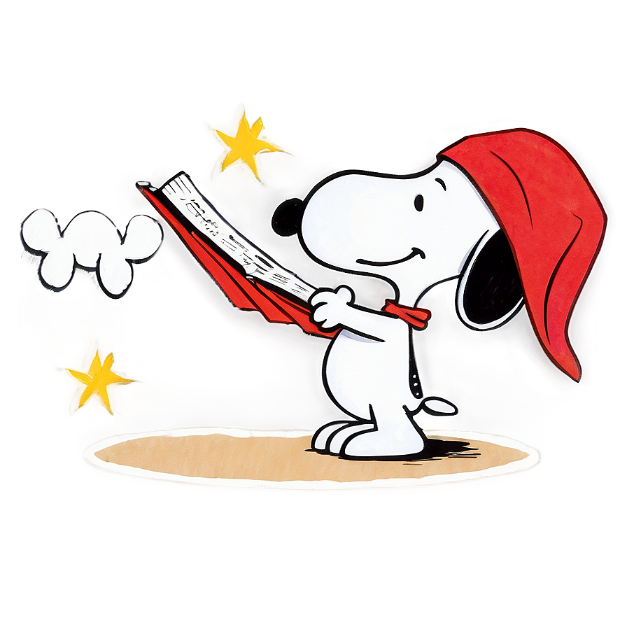 Snoopy Reading Png 79