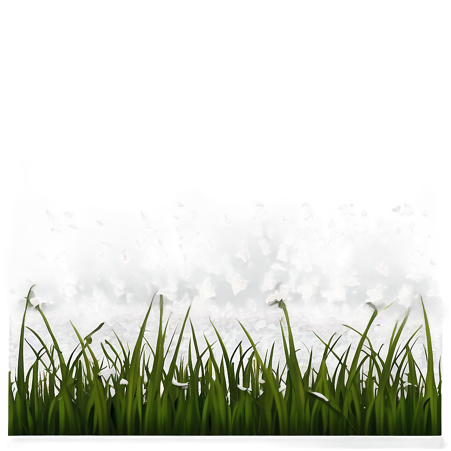 Snow-capped Grass Png 37