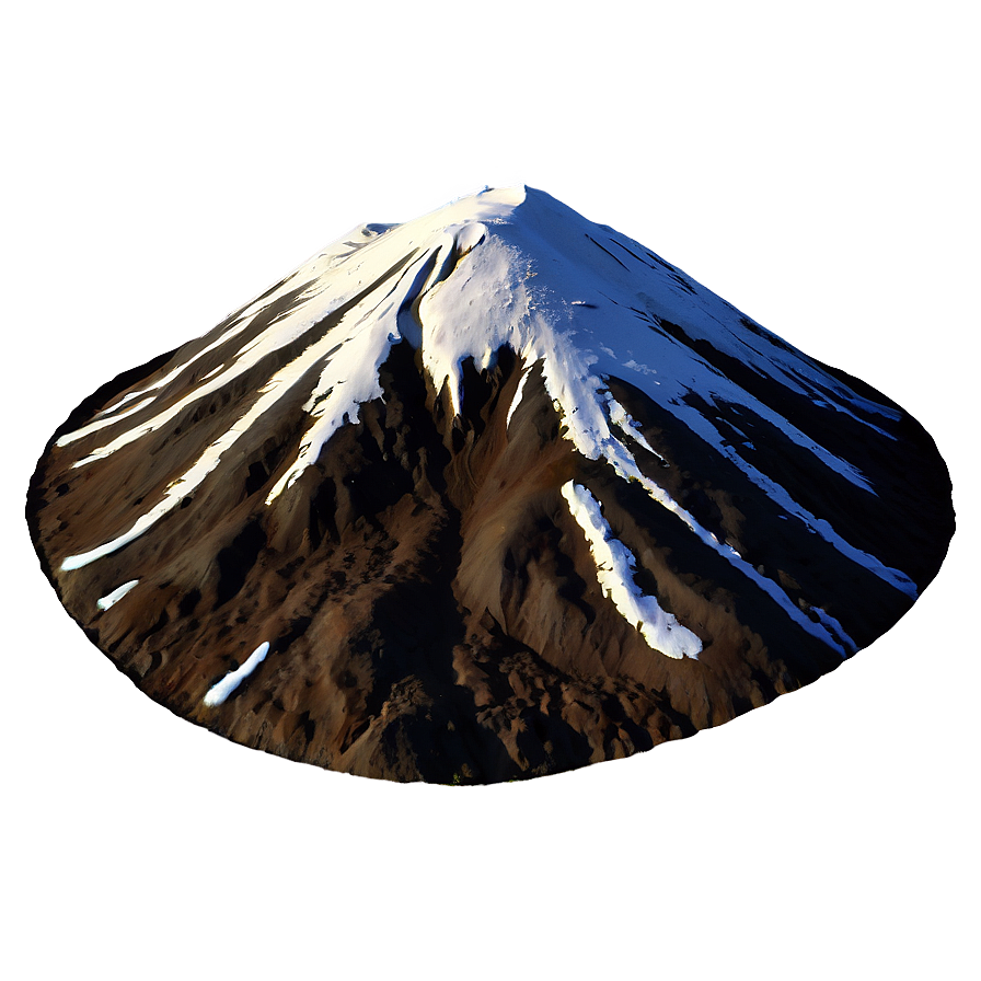 Snow-capped Volcano Png Ovr