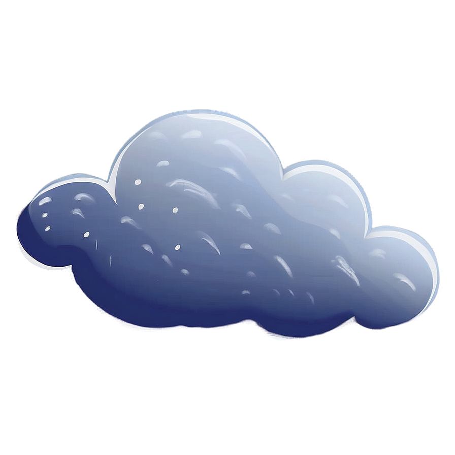 Snow Cloud Cartoon Png Bom