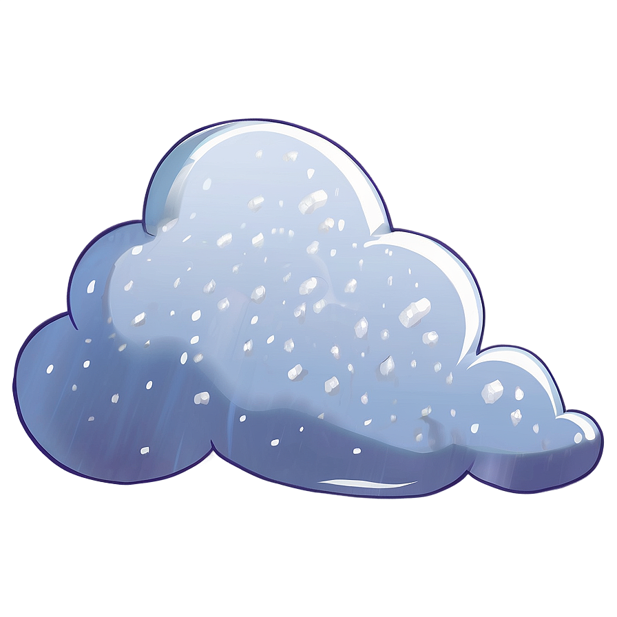 Snow Cloud Cartoon Png Xnb