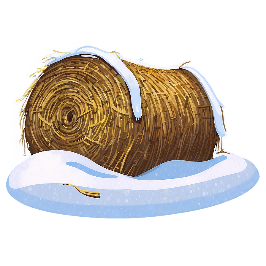 Snow-covered Hay Png Ern22