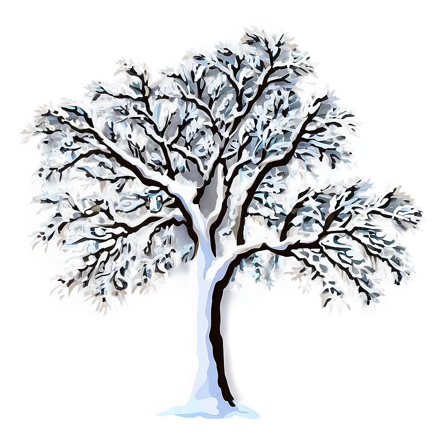 Snow-covered Tree Png Vat95