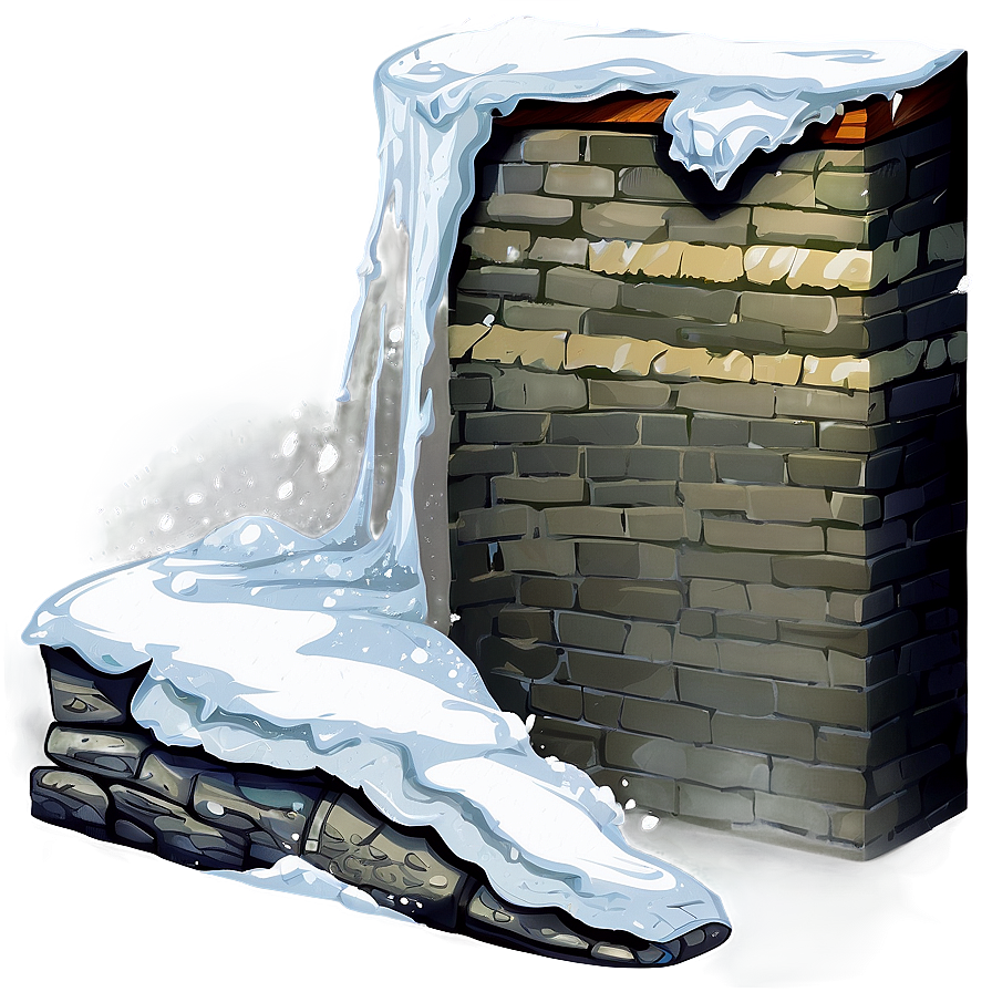 Snow-covered Wall Png 76