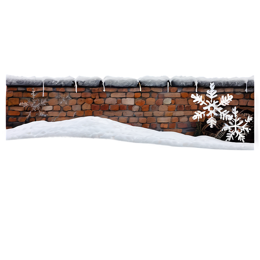 Snow-covered Wall Png Bef