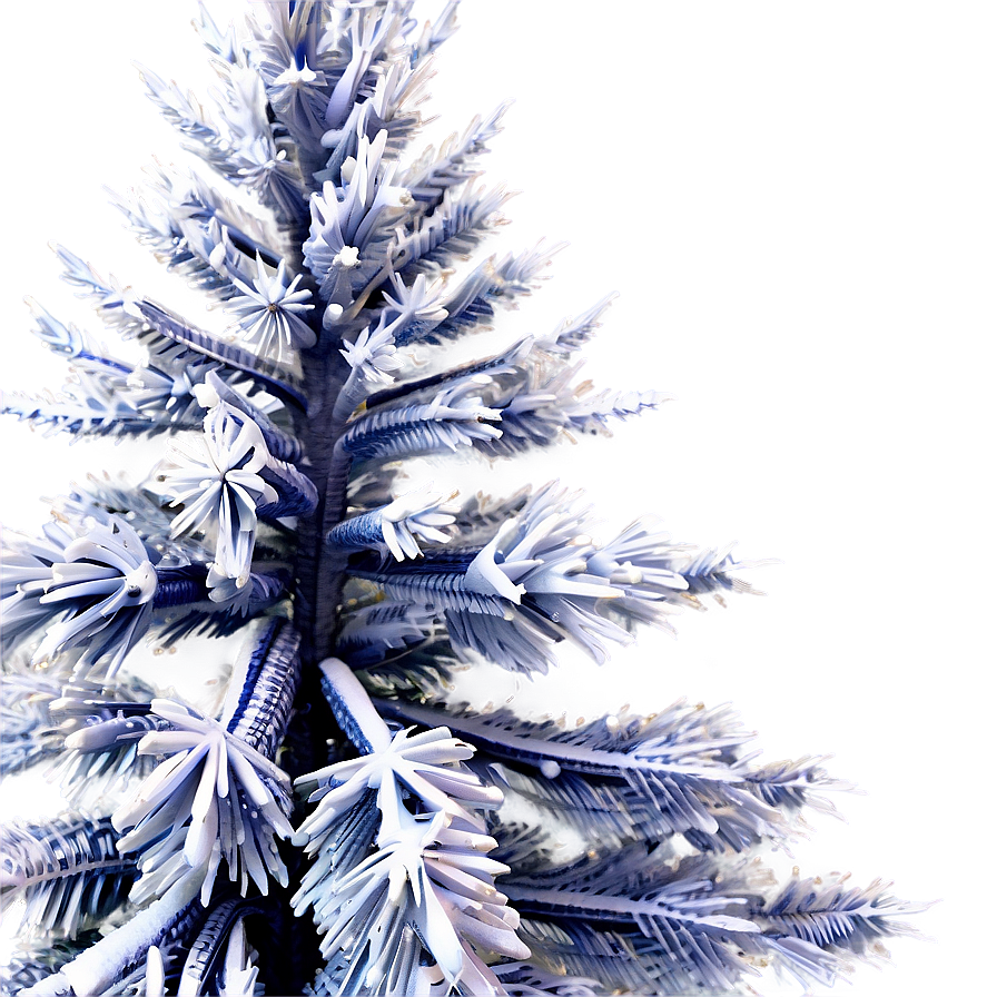 Snow Frosted Christmas Tree Png Ybr