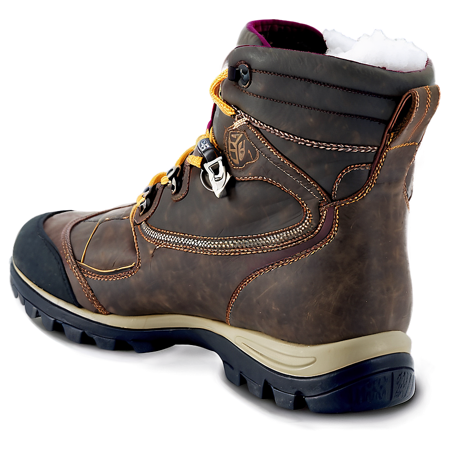 Snow Hiking Boots Png Wjg