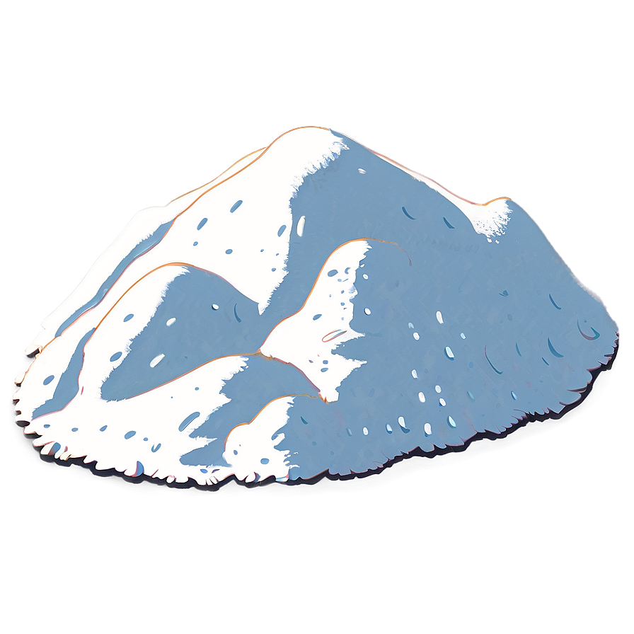 Snow Mound Illustration Png 06212024