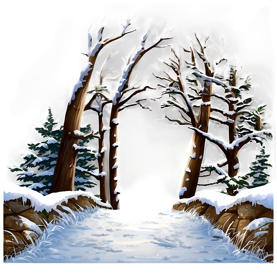 Snow Path Transparent Png 4